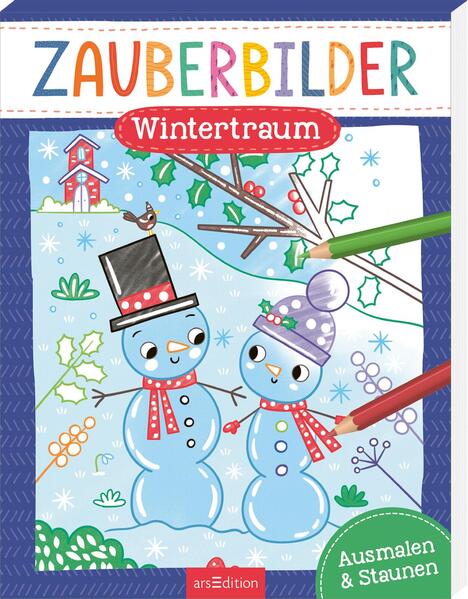 Zauberbilder – Wintertraum - Ausmalen & Staunen (Mängelexemplar)