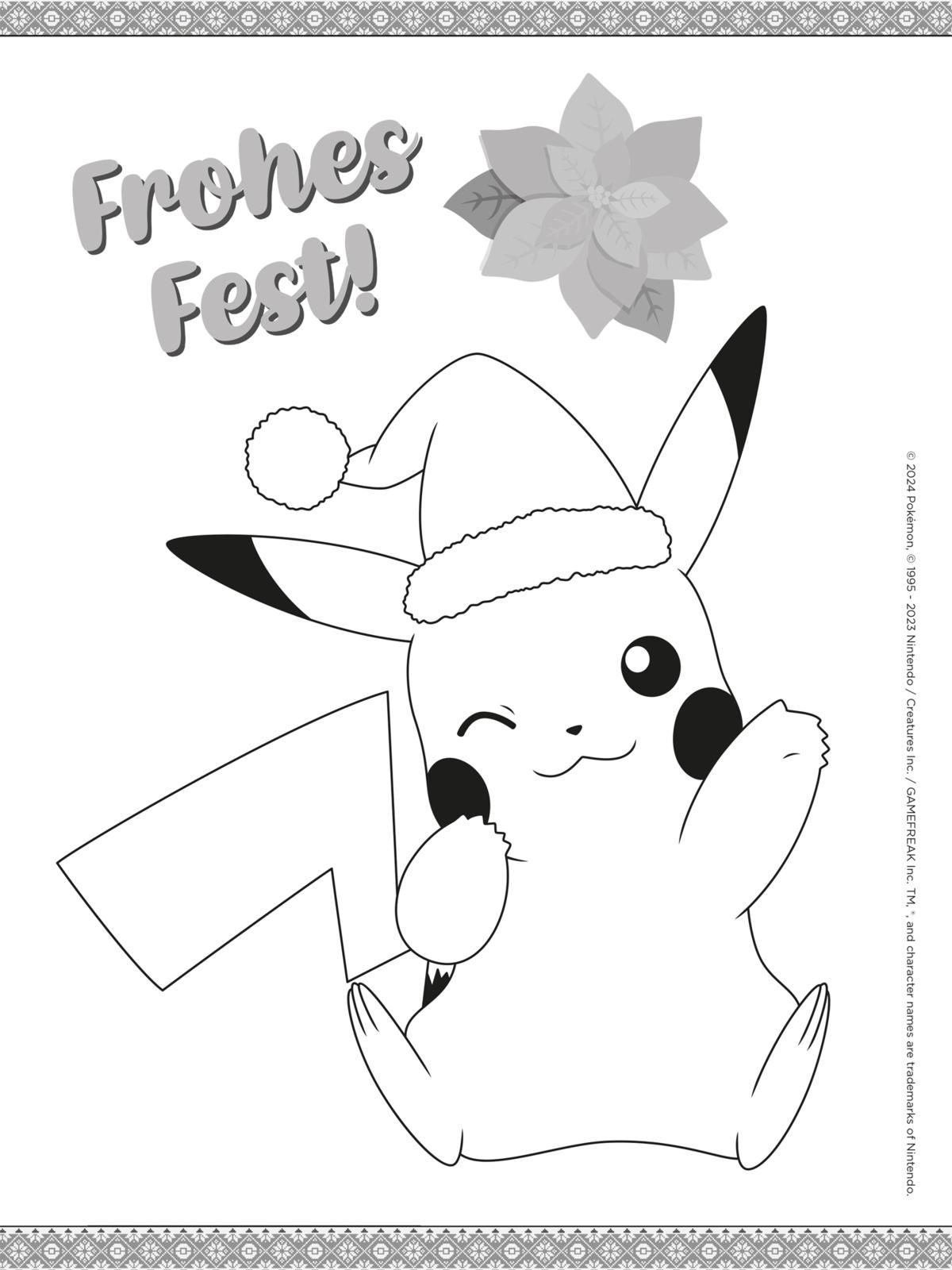 Pokémon Activity-Buch: Weihnachtlicher Malspaß