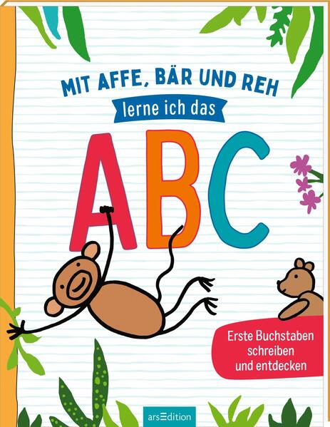 Mit Affe, Bär und Reh lerne ich das ABC - Erste Buchstaben schreiben und entdecken (Mängelexemplar)