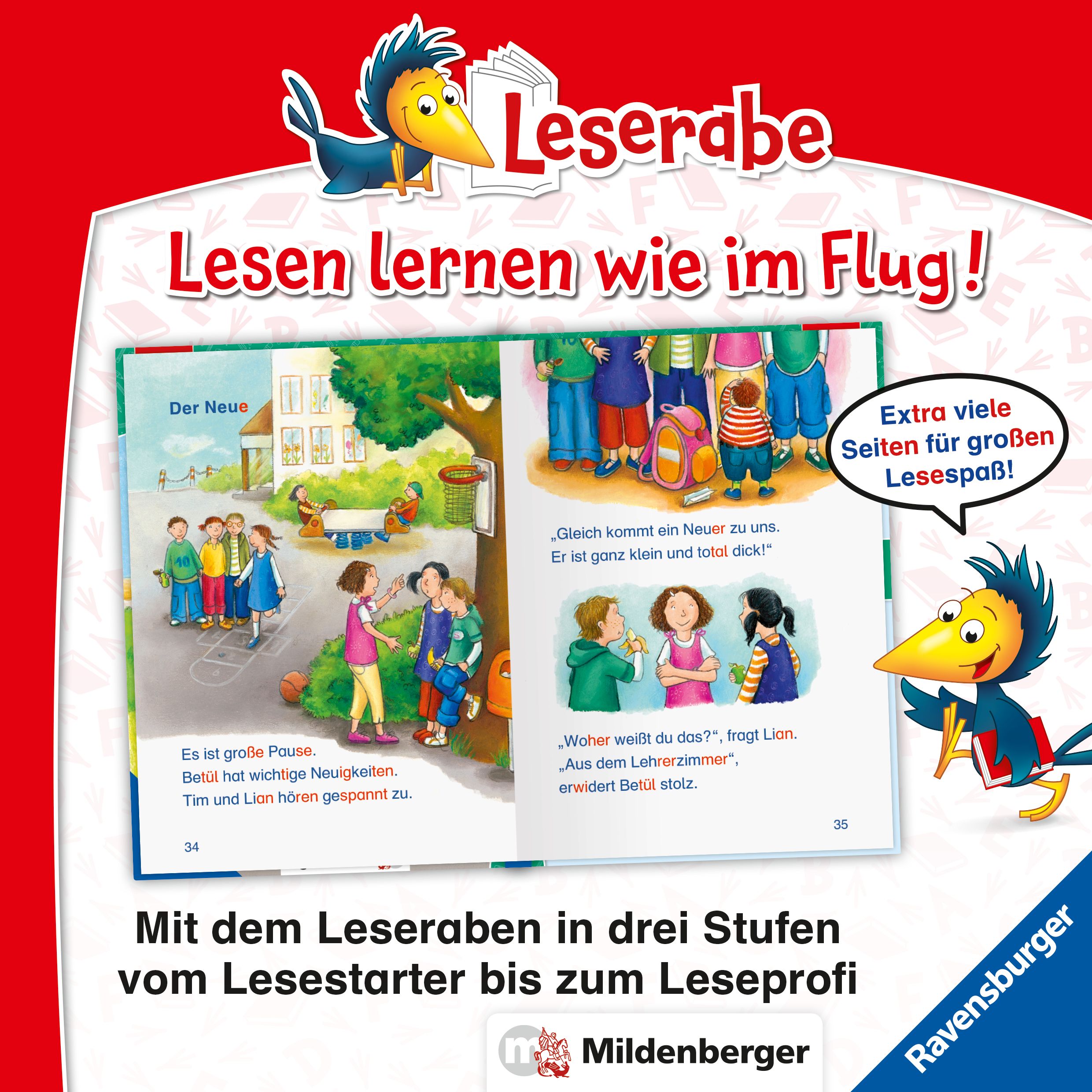 Leserabe Sonderausgaben - Spannende Schulabenteuer - Silbe für Silbe lesen lernen (Mängelexemplar)