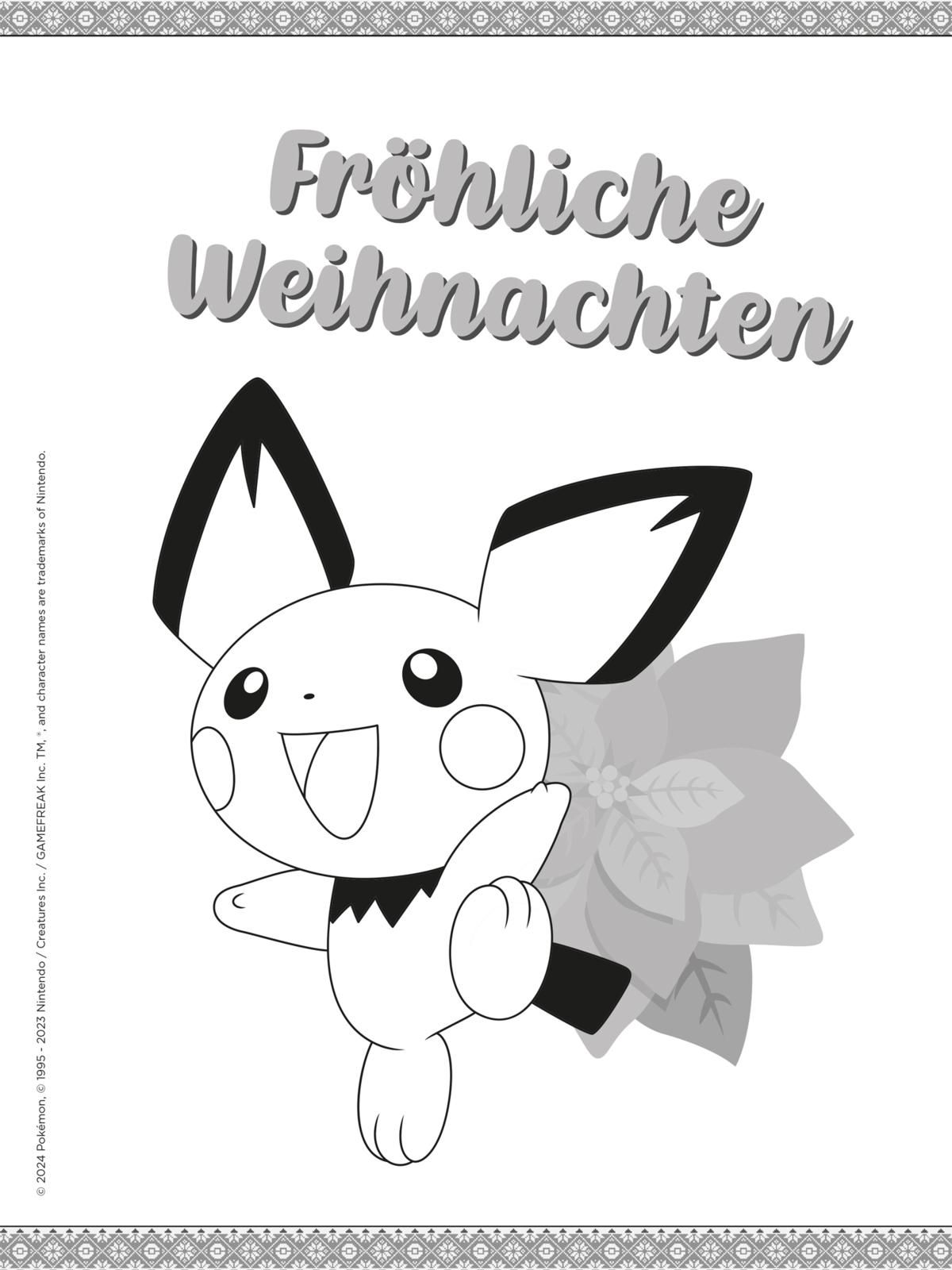 Pokémon Activity-Buch: Weihnachtlicher Malspaß