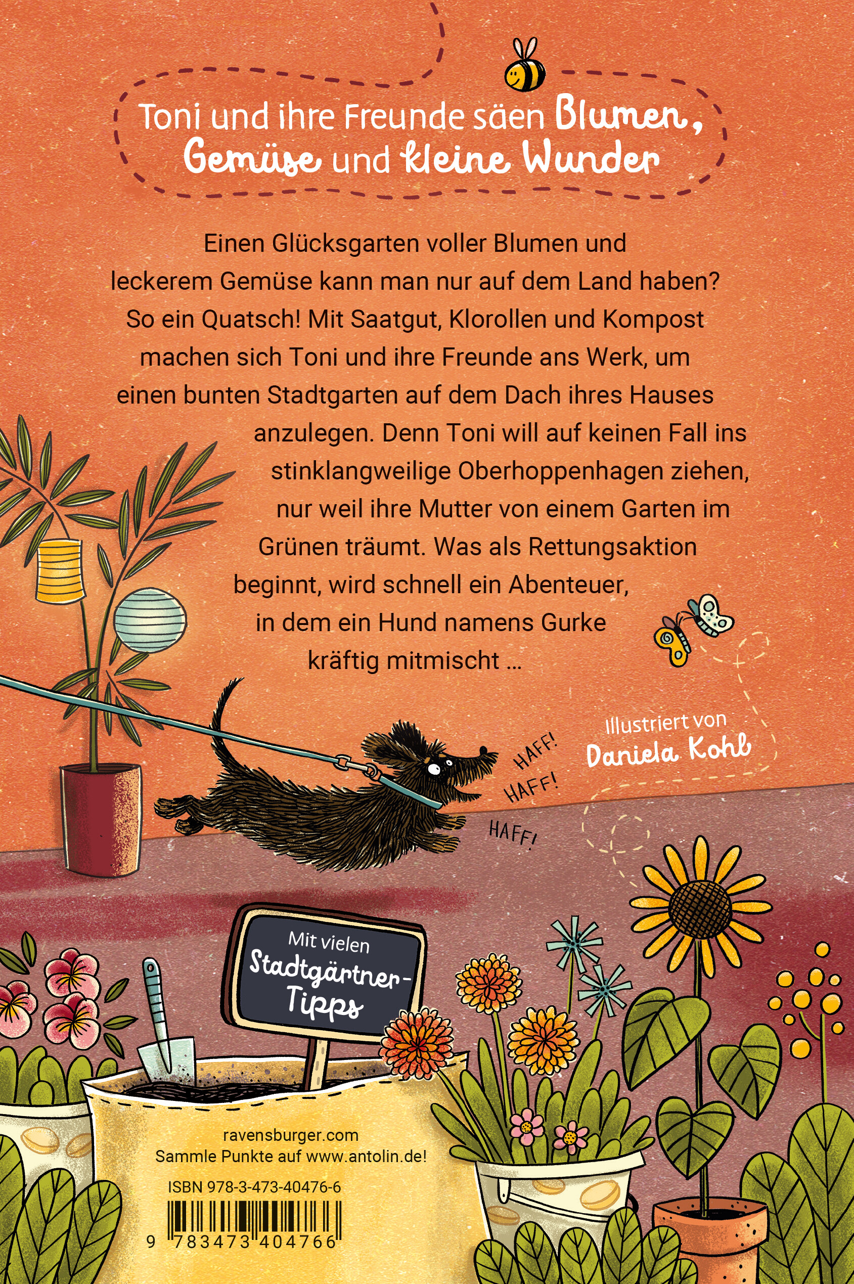 Die Stadtgärtnerin, Band 1 - Lieber Gurken auf dem Dach als Tomaten auf den Augen! (Mängelexemplar)