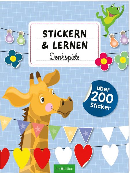 Stickern und Lernen – Denkspiele (Mängelexemplar)