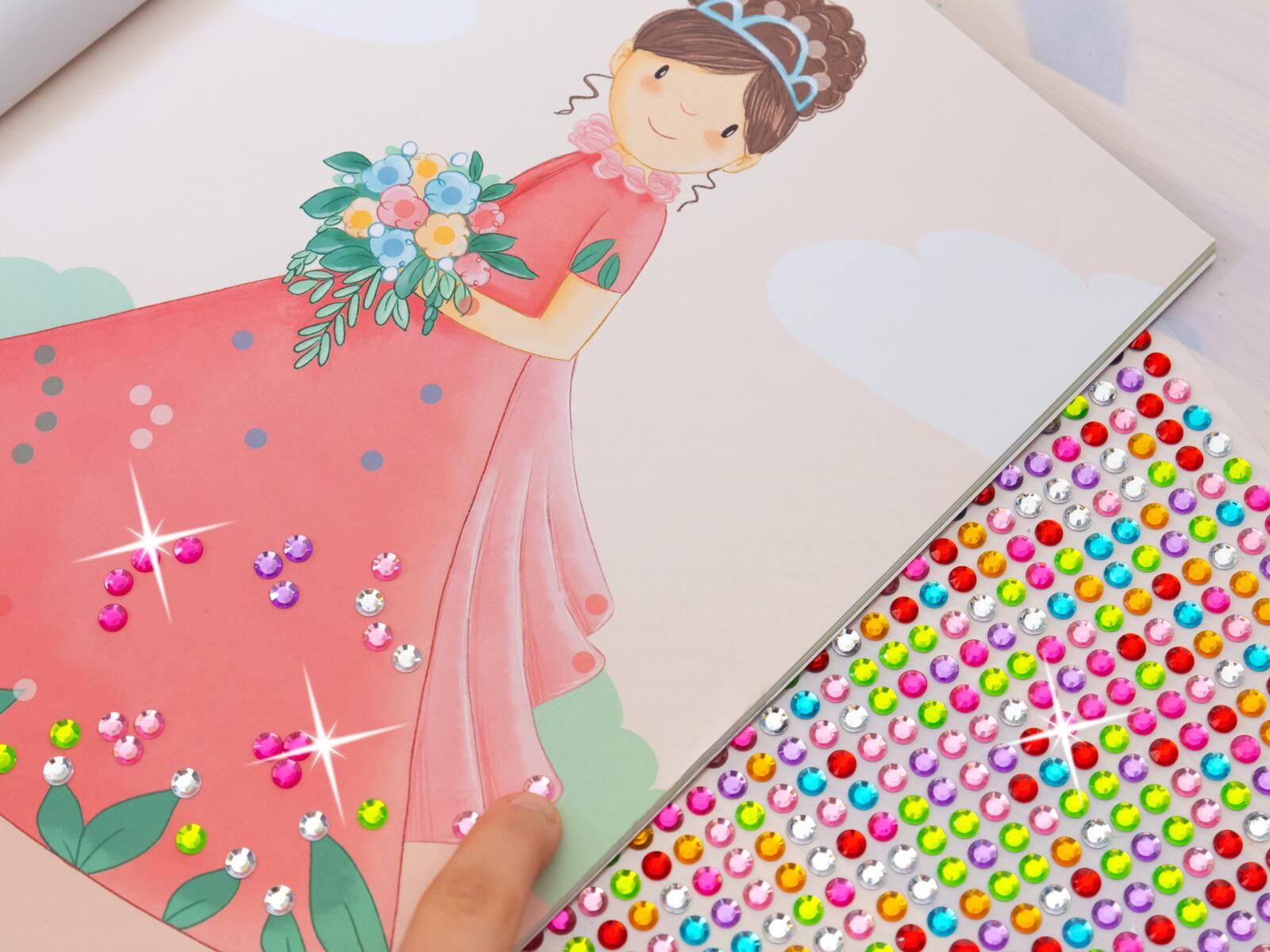 Diamantsticker Anziehpuppen – Prinzessinnen und Prinzen (Mängelexemplar)