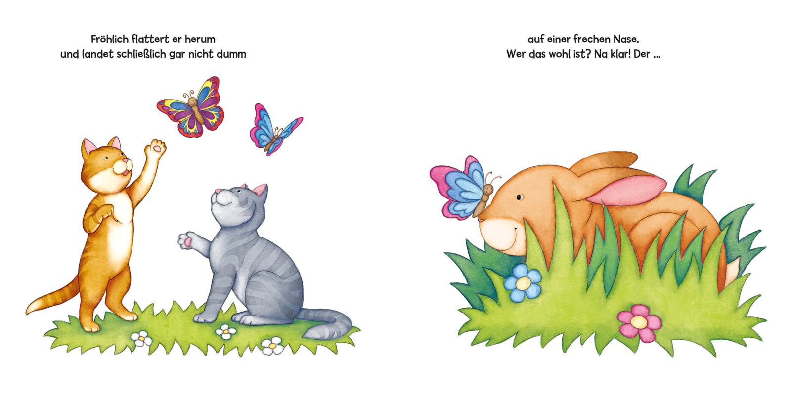 Miau! Wer schleicht auf leiser Tatze? Die ... Katze! - Großausgabe - ab 18 Monaten