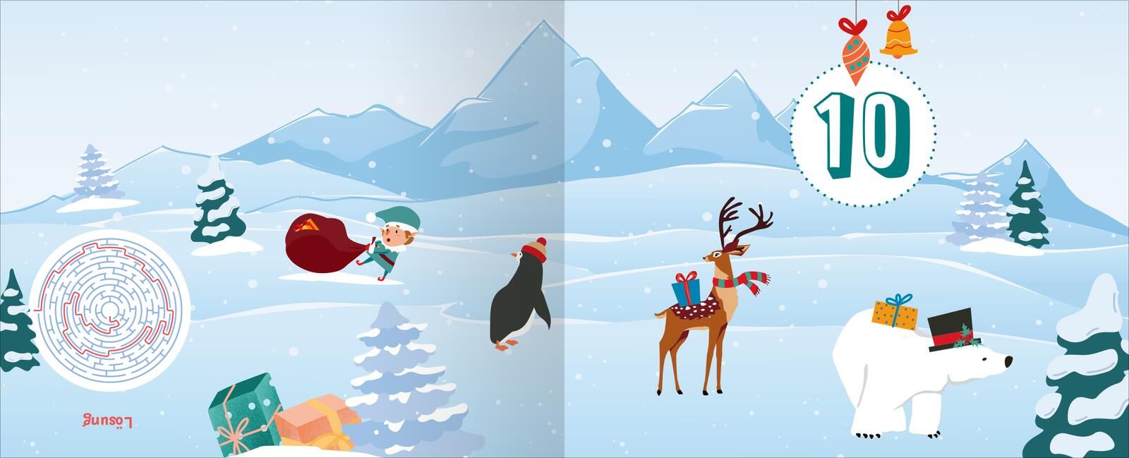 24 knifflige Weihnachtsrätsel. Escape Room Adventskalender