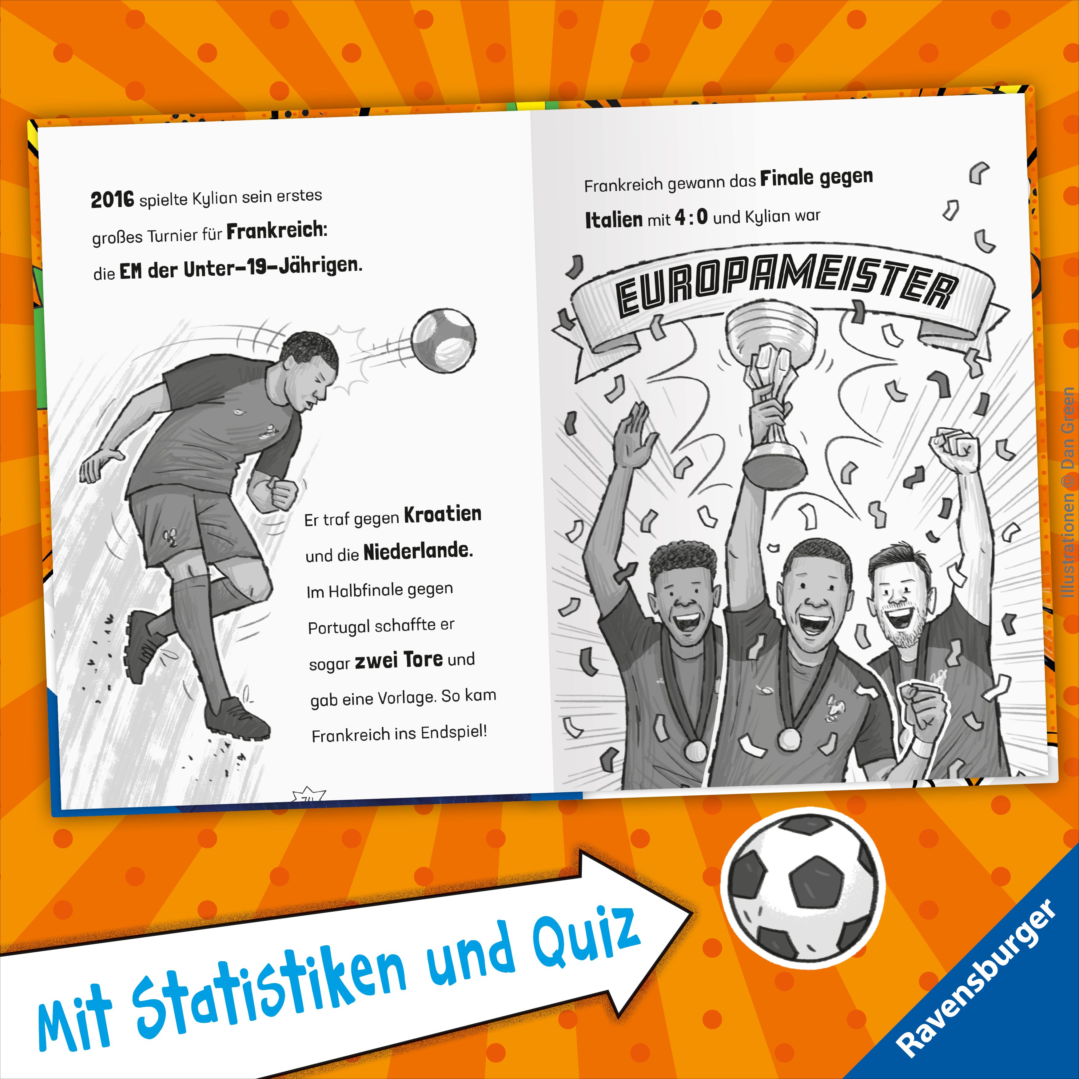 Fußball-Stars - Alles über Mbappé. Vom Fußball-Talent zum Megastar (Mängelexemplar)