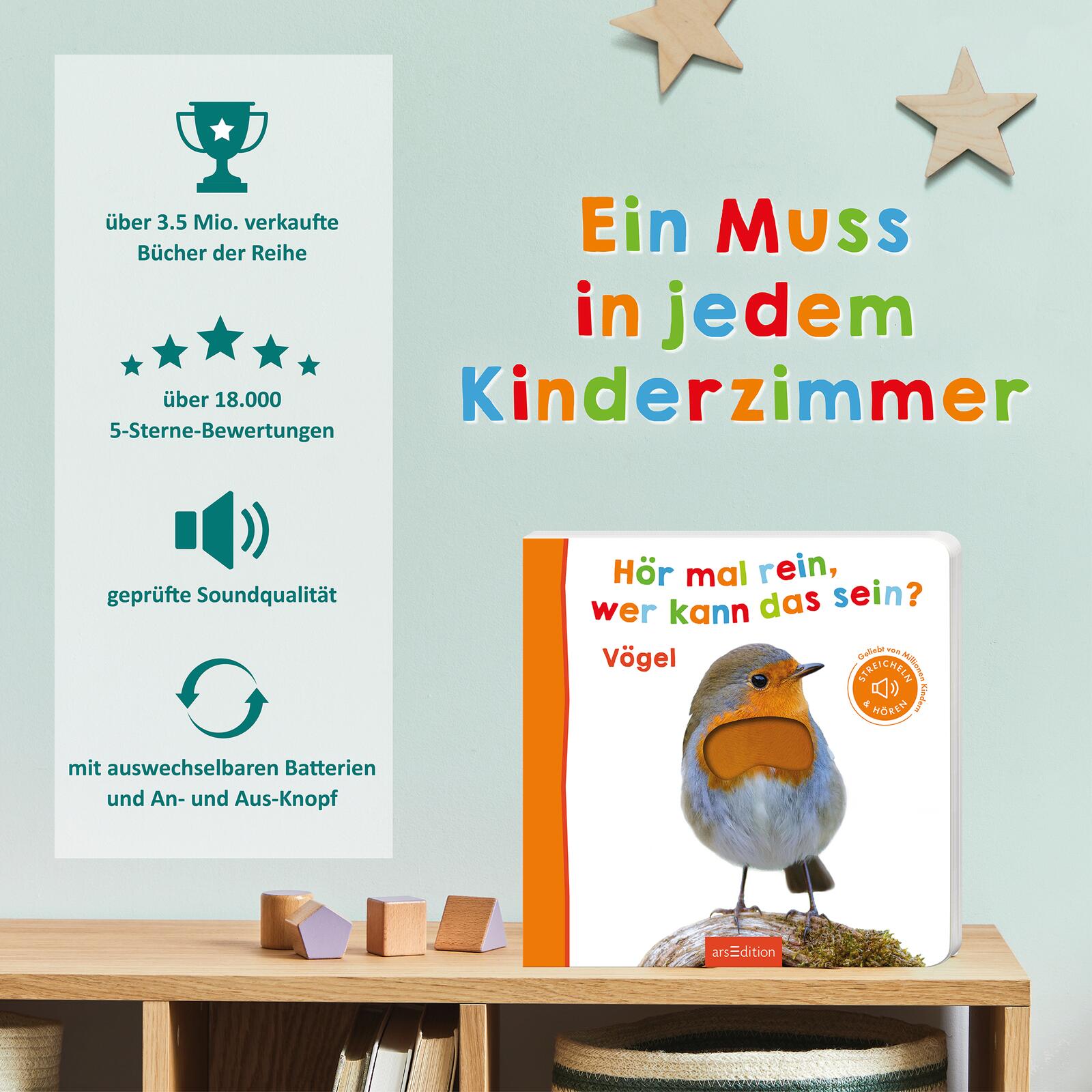 Hör mal rein, wer kann das sein? Vögel - Soundbuch (Mängelexemplar)