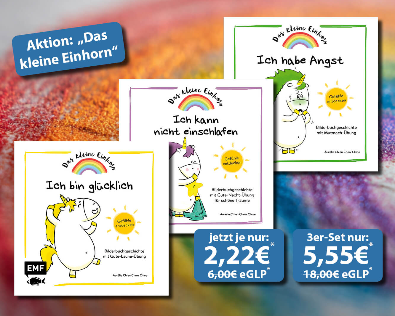 3er-Set: Das kleine Einhorn nur 5,55€*