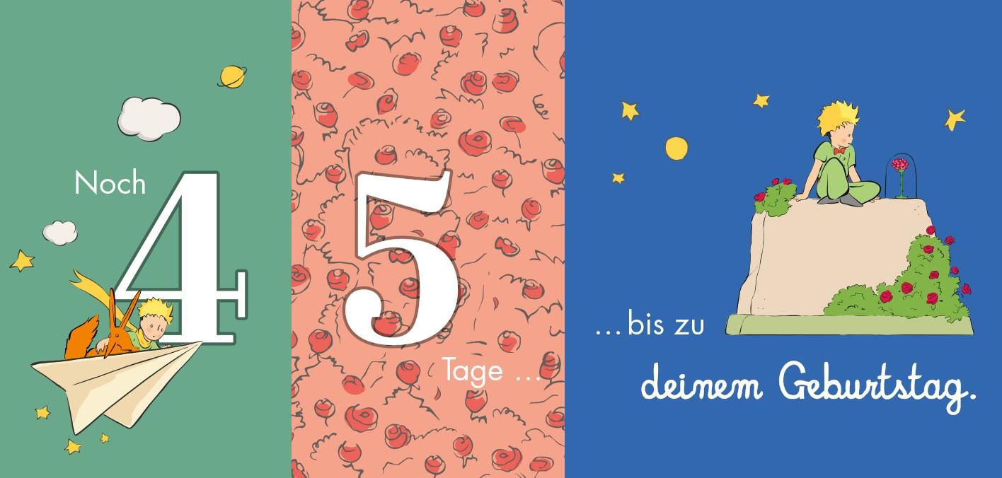 Der Kleine Prinz. Wie lange noch? Dein Countdown für besondere Anlässe (Mängelexemplar)