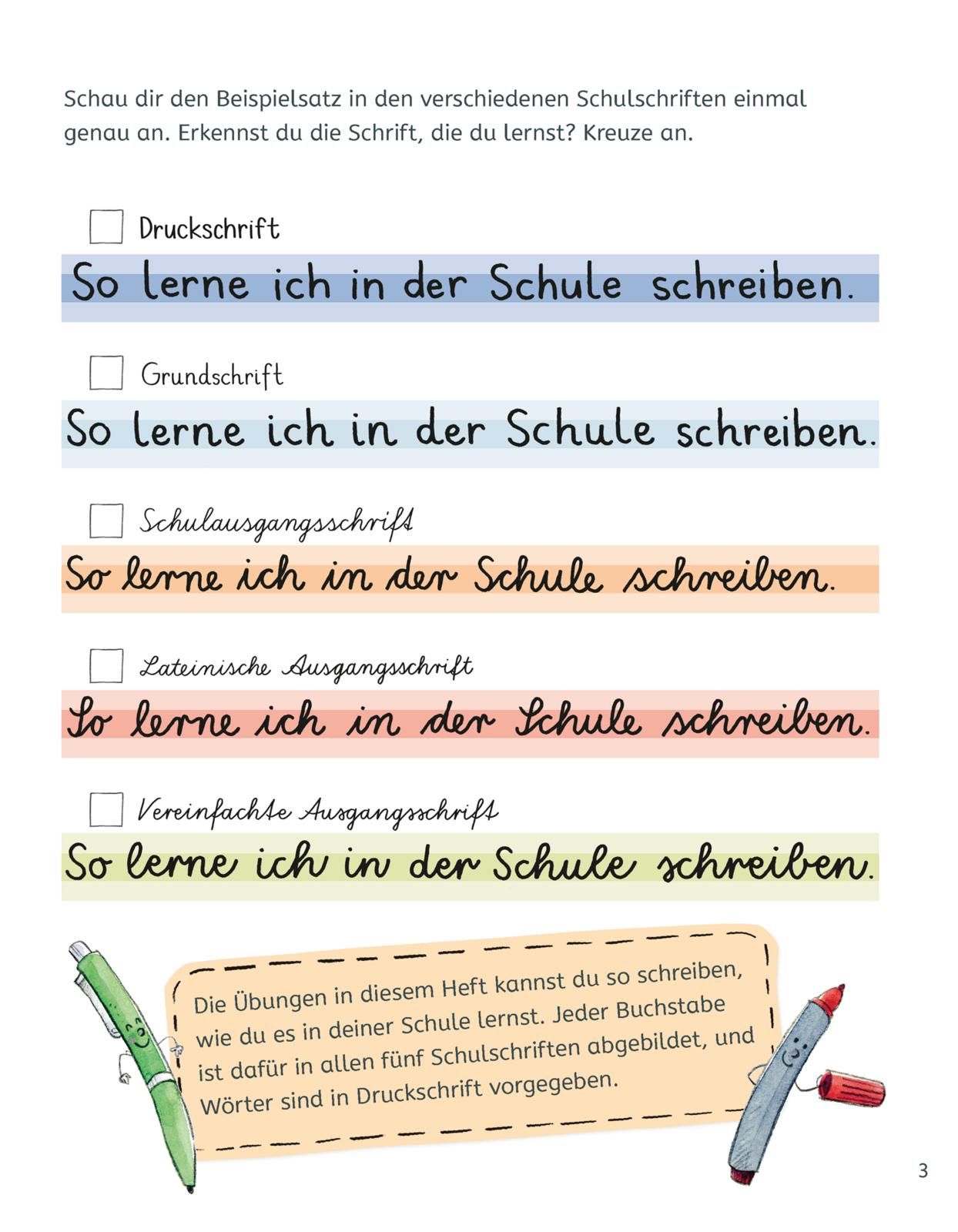 Schreibübungen für die 1. und 2. Klasse (Mängelexemplar)