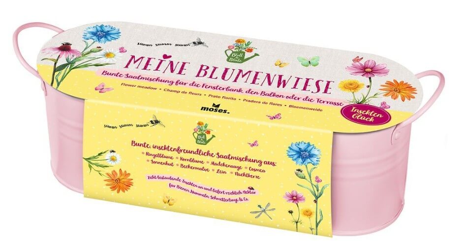 X_Blatt & Blüte Meine Blumenwiese Zinkwanne