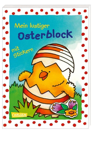 Mein lustiger Osterblock mit Stickern - Malspaß & Sticker zum Verzieren (Mängelexemplar)