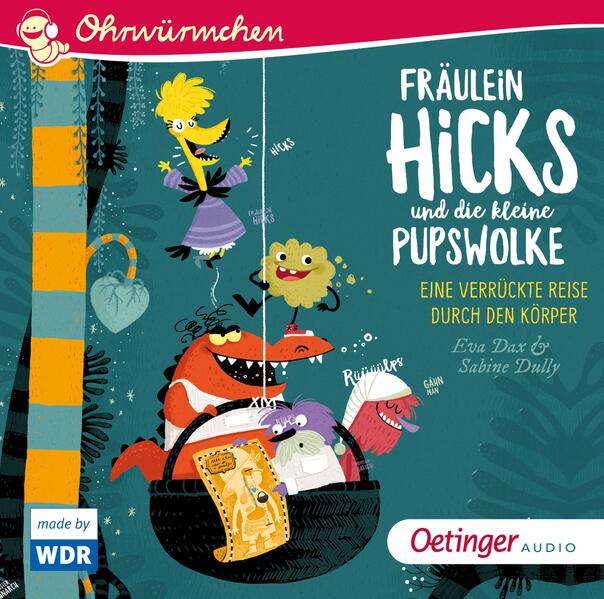 b5162bd976230635e6544ff5e6c11d351739354590 Fräulein Hicks und die kleine Pupswolke - Eine verrückte Reise durch den Körper - Ohrwürmchen - CD