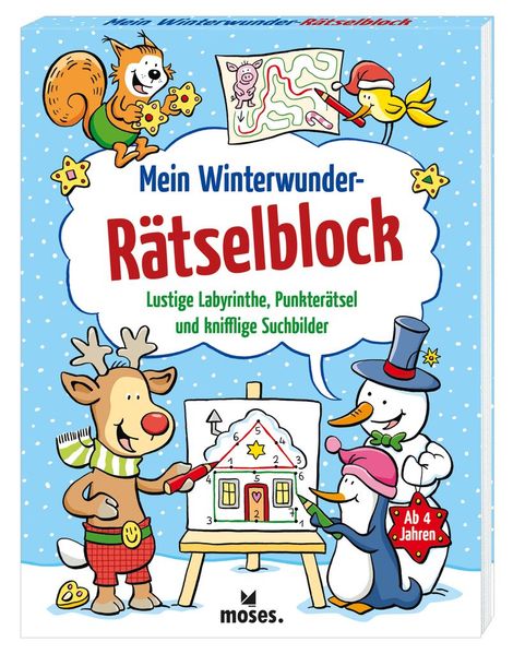 X_Mein Winterwunder-Rätselblock (Mängelexemplar)