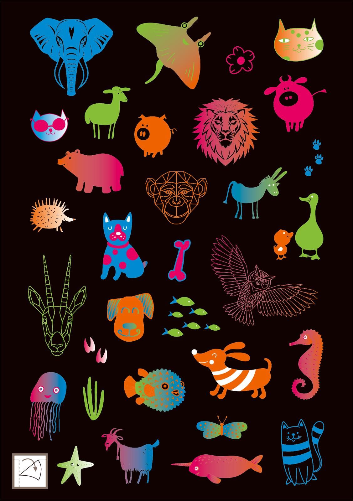 Neon-Sticker