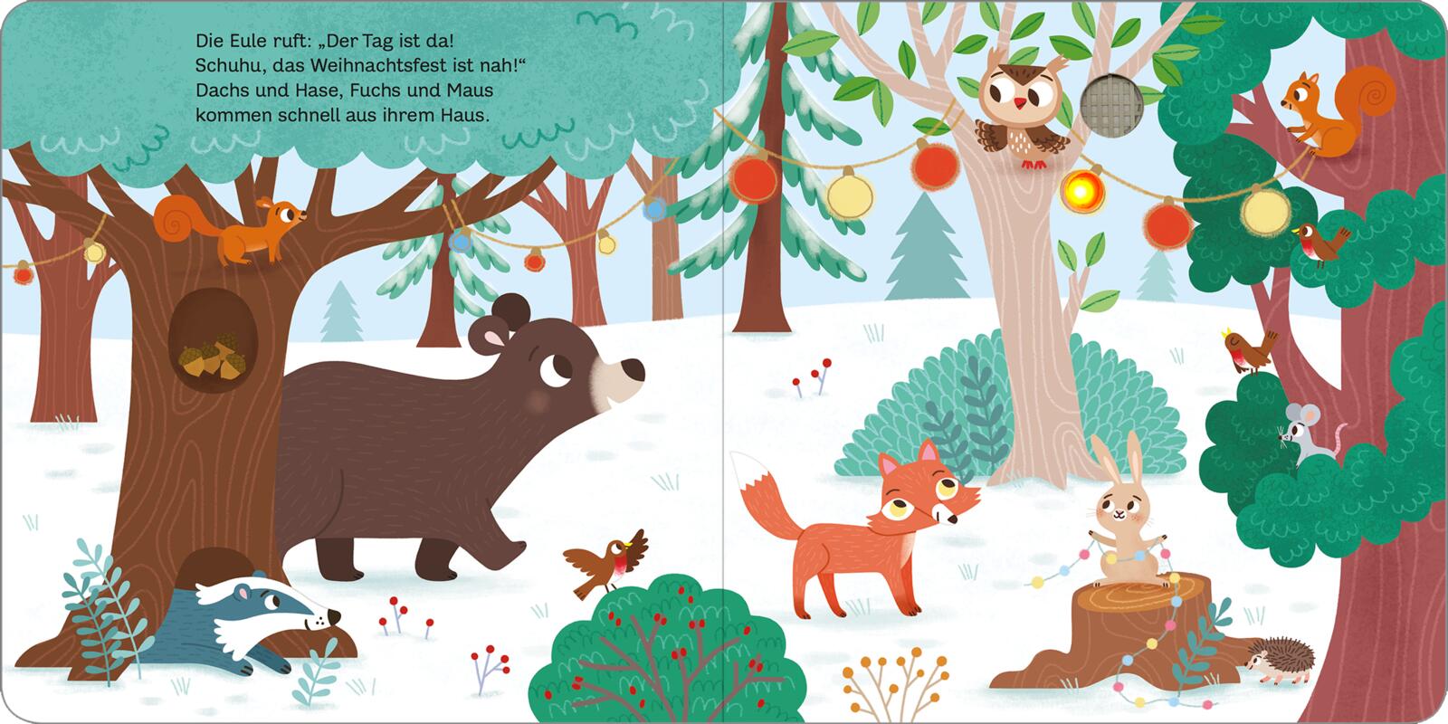 Mein blinkendes Soundbuch – Weihnachten im Wald (Mängelexemplar)