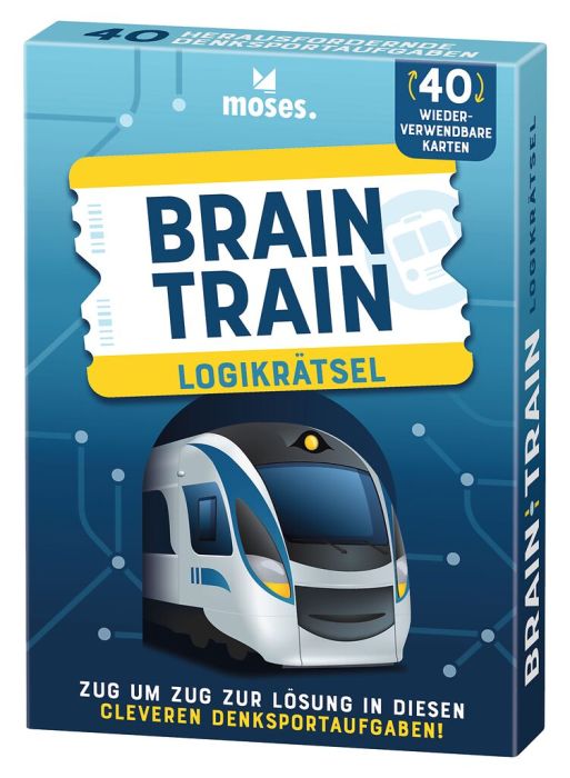 X_Brain Train - Logikrätsel mit abwischbarem Stift