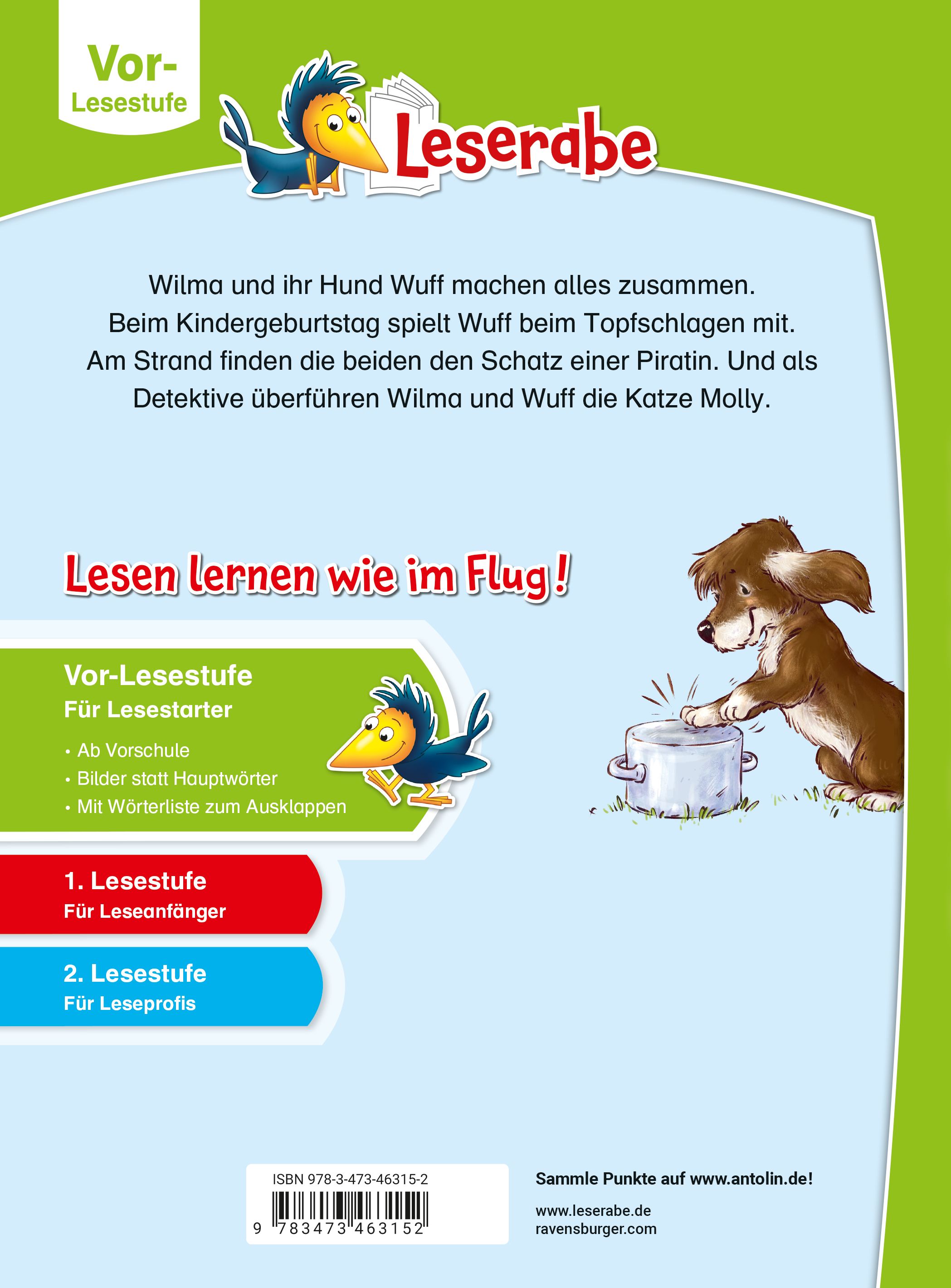 Leserabe Vor-Lesestufe - Wilma und ihr Hund Wuff (Mängelexemplar)