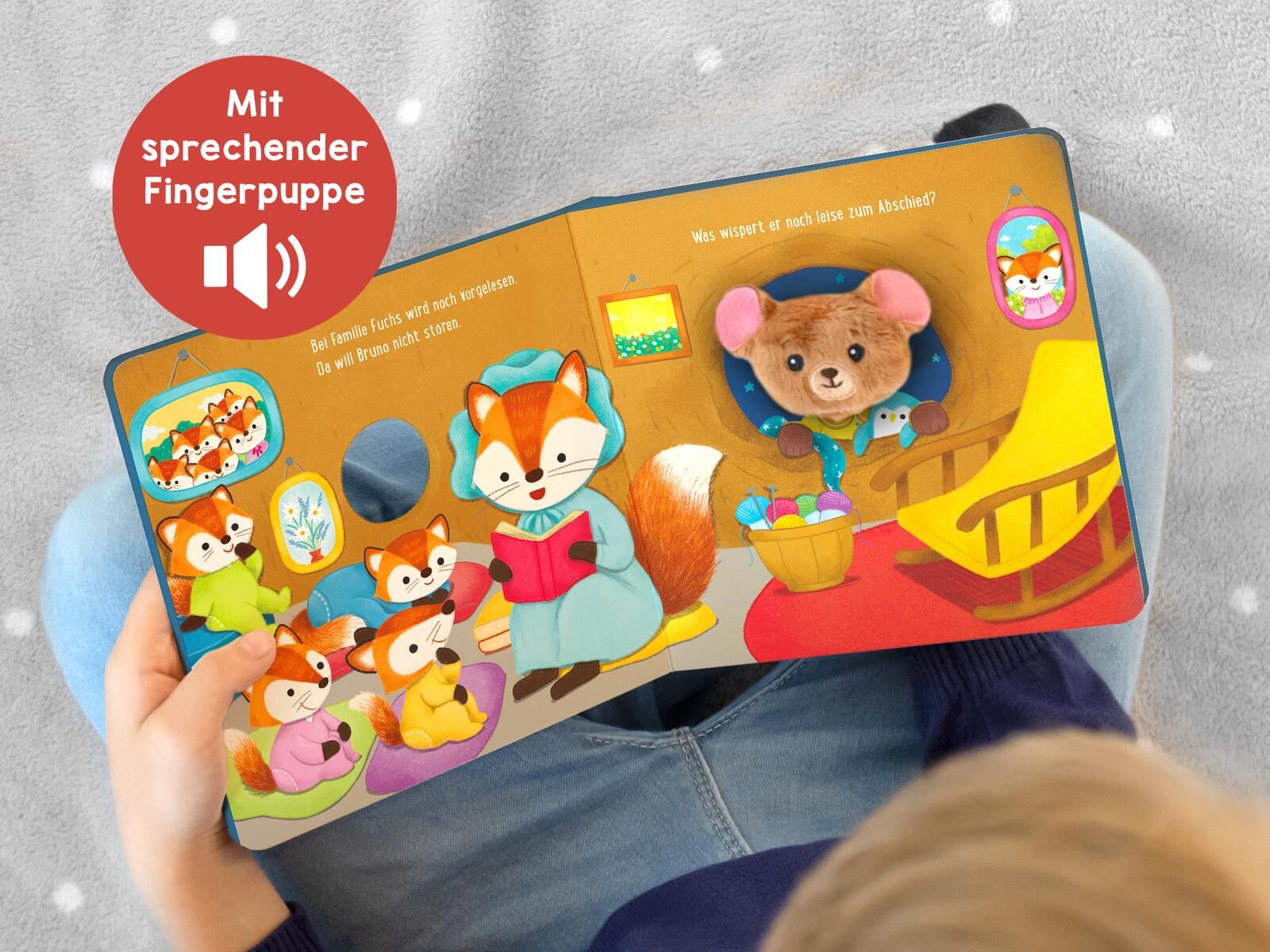 Meine sprechende Fingerpuppe: Was sagt der Bär? Soundbuch (Mängelexemplar)