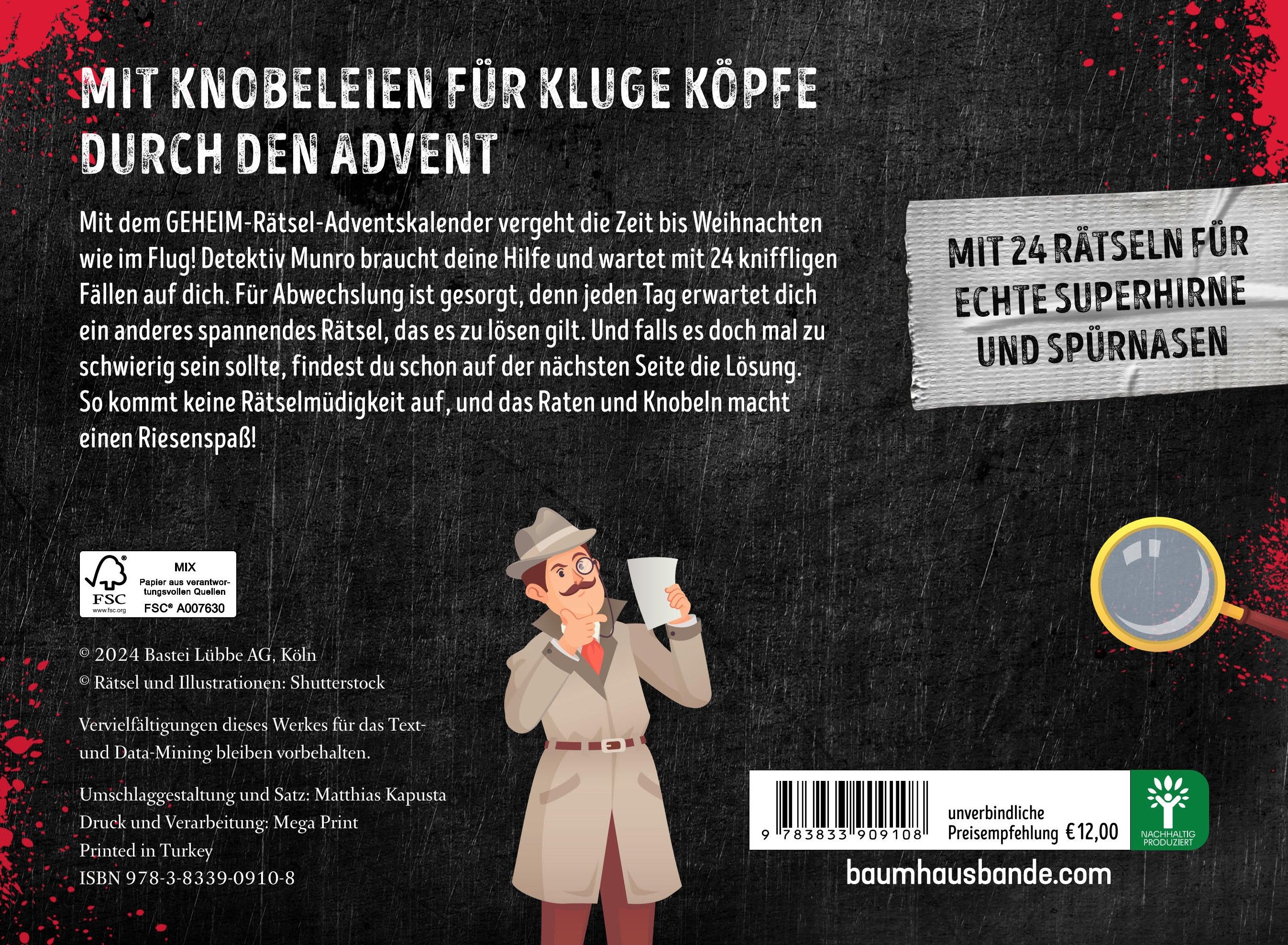 Geheim! - Der Rätsel-Adventskalender