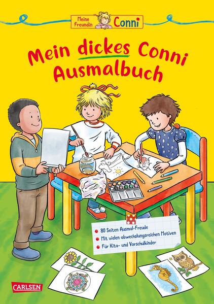 Conni Gelbe Reihe (Beschäftigungsbuch): Mein dickes Conni-Ausmalbuch (Mängelexemplar)