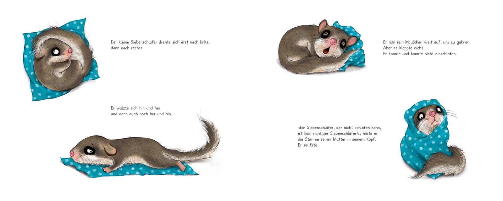 Der kleine Siebenschläfer 1: Die Geschichte vom kleinen Siebenschläfer, der nicht einschlafen konnte (Mängelexemplar)