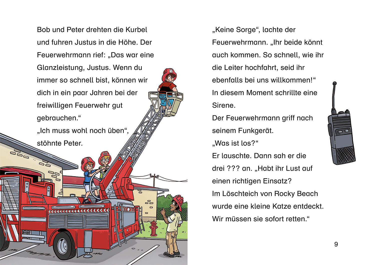 Die drei ??? Kids, Bücherhelden 2. Klasse, Feuerwehr-Alarm (Mängelexemplar)