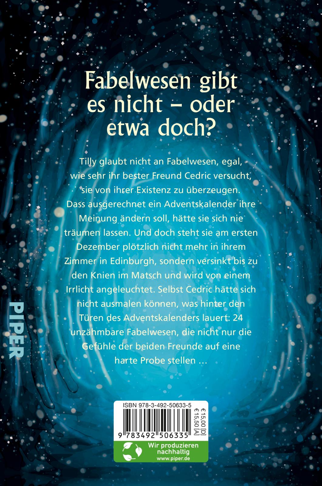 Winterblütenmagie. Der zauberhafte Adventskalender mit 24 Fabelwesen (Mängelexemplar)