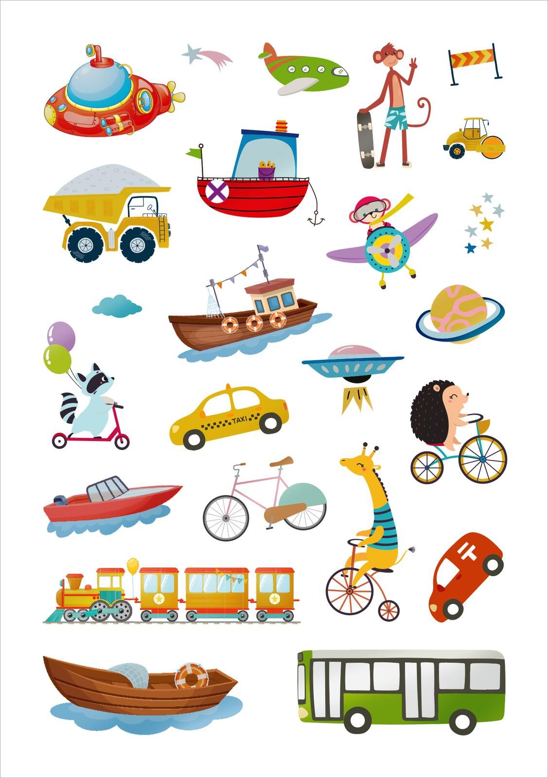 Glanz-Sticker – Fahrzeuge