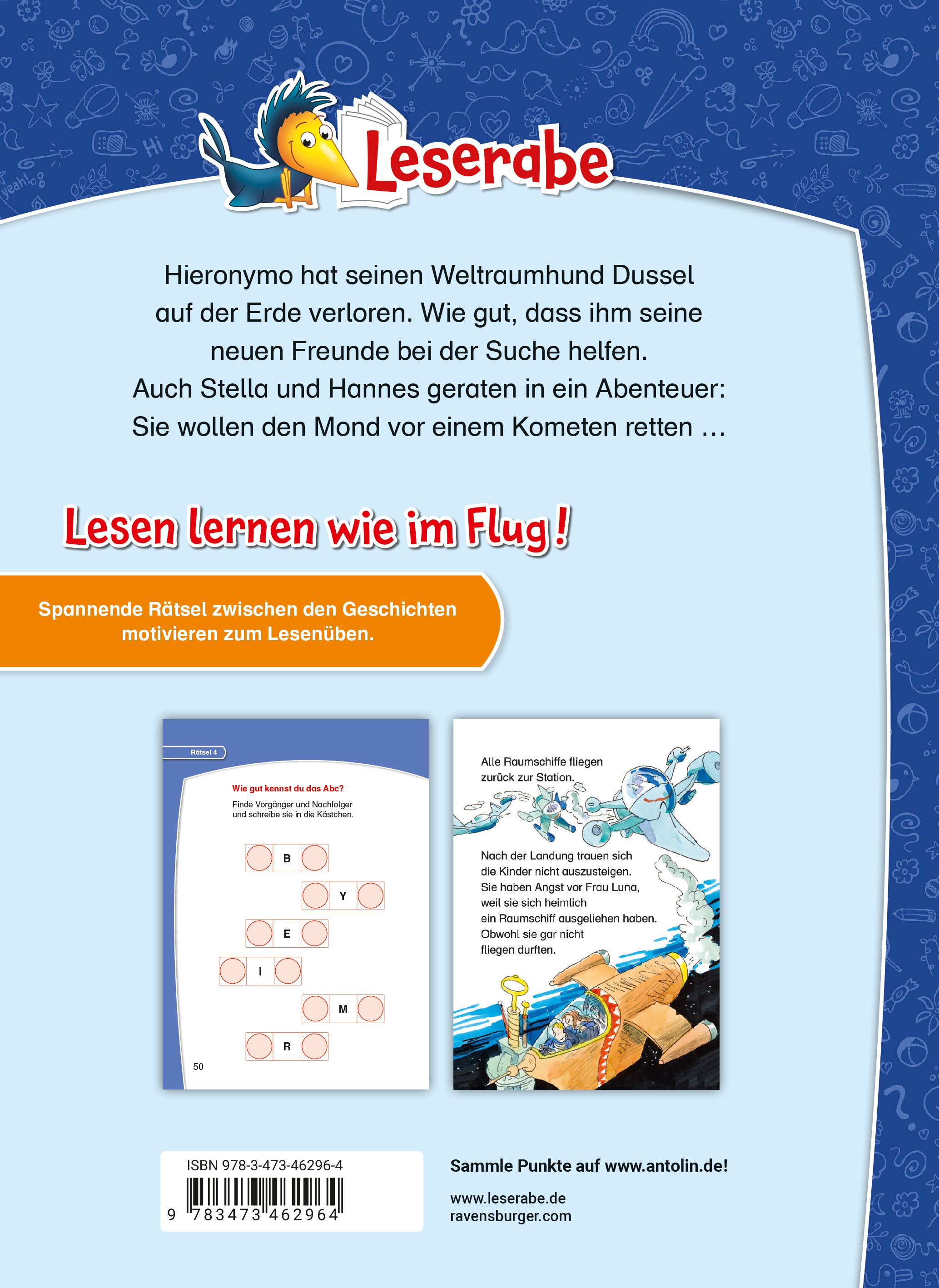 Leserabe Sonderausgaben - Die schönsten Weltraumgeschichten mit extra vielen Rätseln (Mängelexemplar)