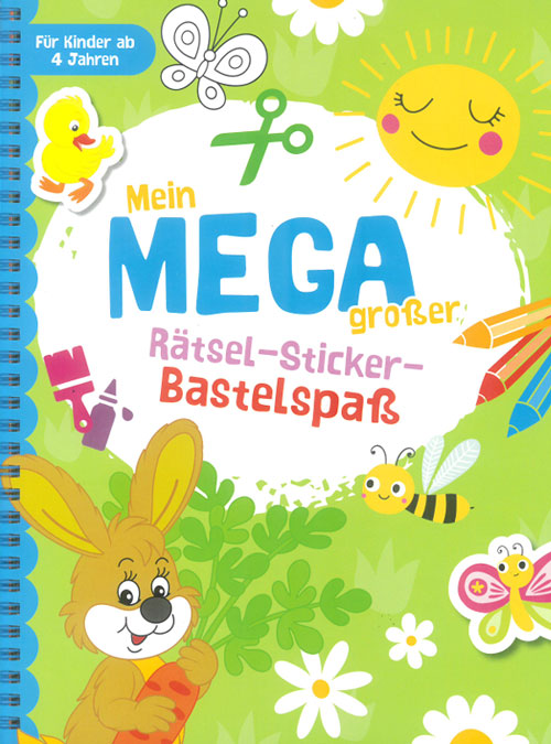 Aktion: Mein MEGA großer Rätsel-Stickerspaß - Frühling (Mängelexemplar)