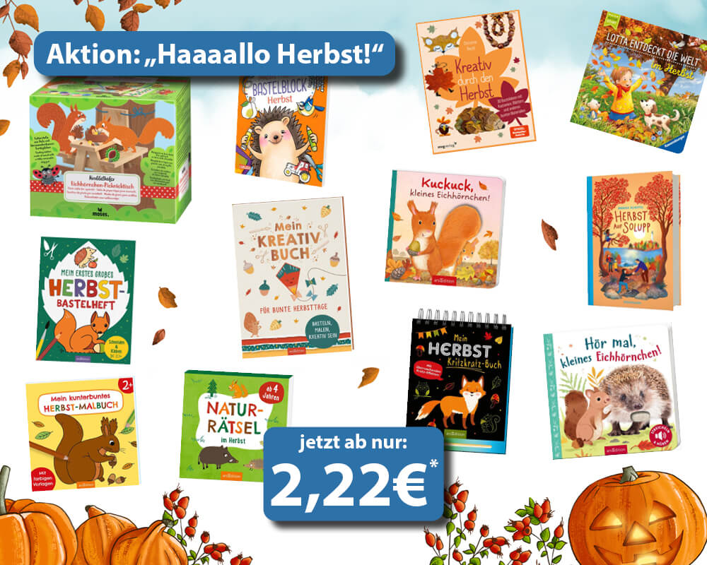 Aktion: Herbst-Bücher und mehr schon ab 2,22€*