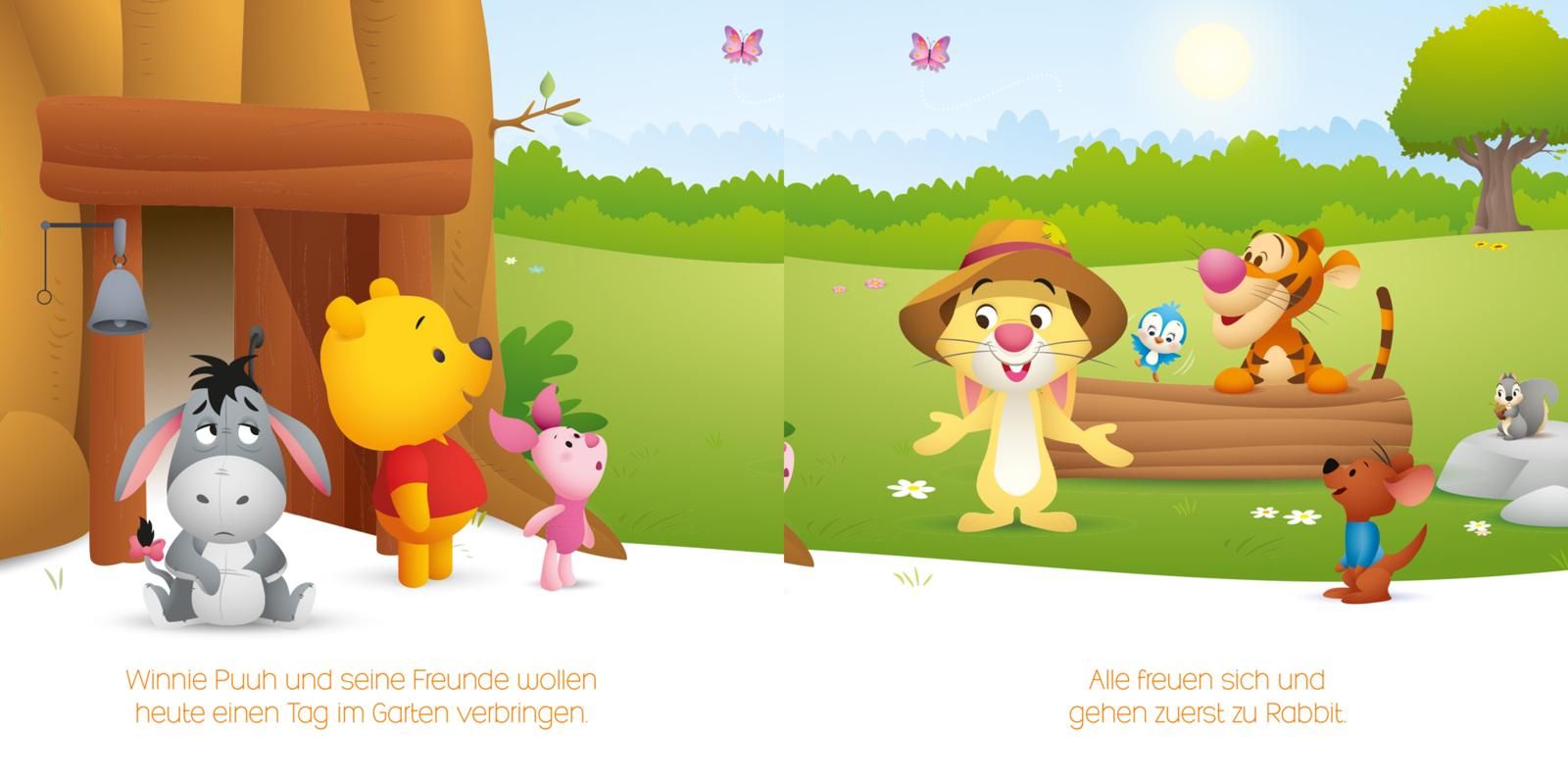 Baby Nelson (unkaputtbar) 4: Disney: Winnie Puuh: Ein Tag im Garten (Mängelexemplar)
