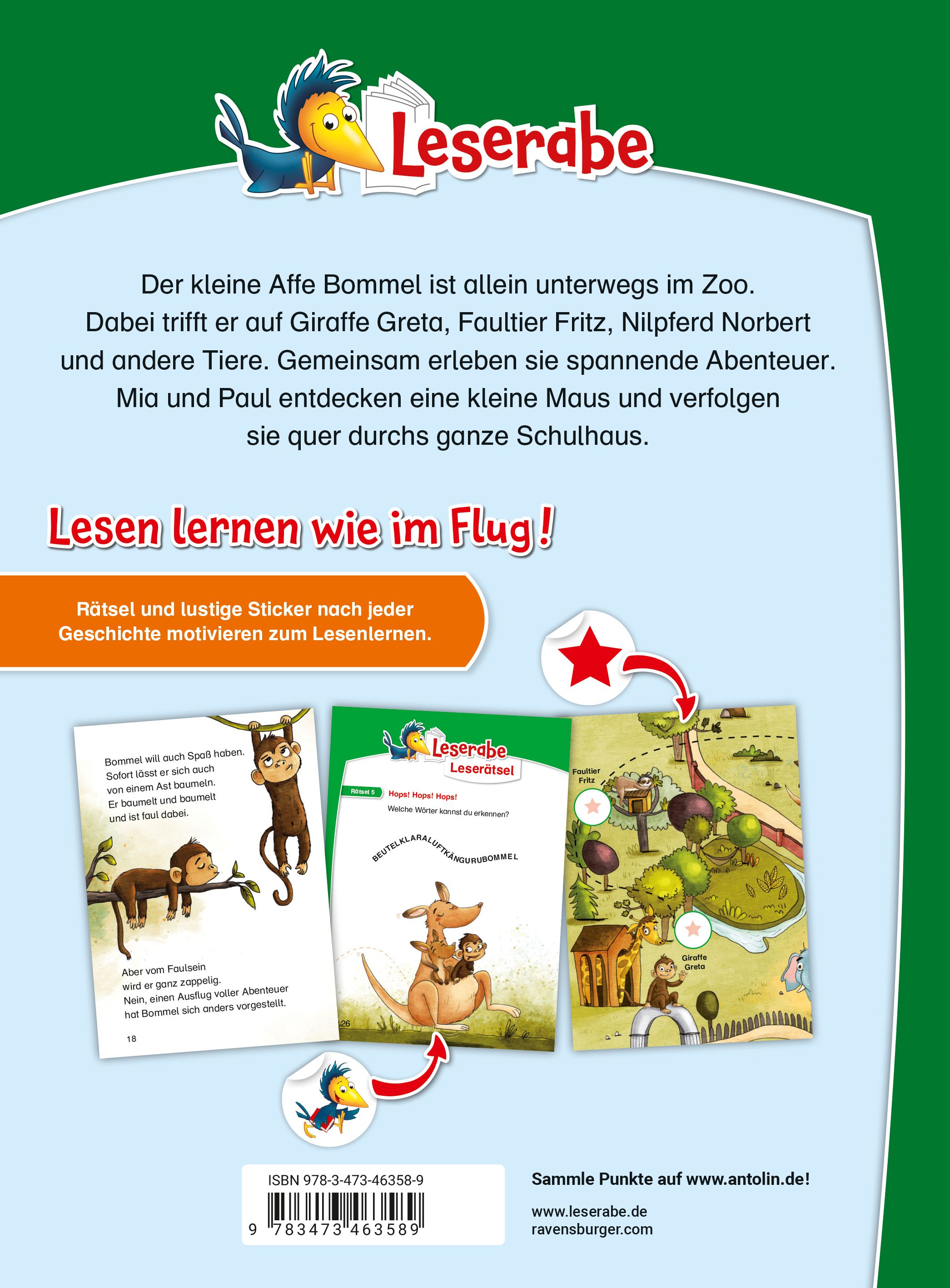 Leserabe Sonderausgaben - Lustige Tiergeschichten zum Lesenlernen (Mängelexemplar)