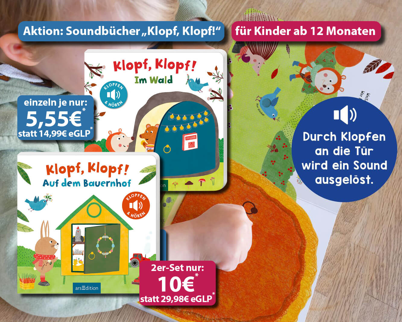 Aktion: Soundbücher "Klopf, Klopf!"