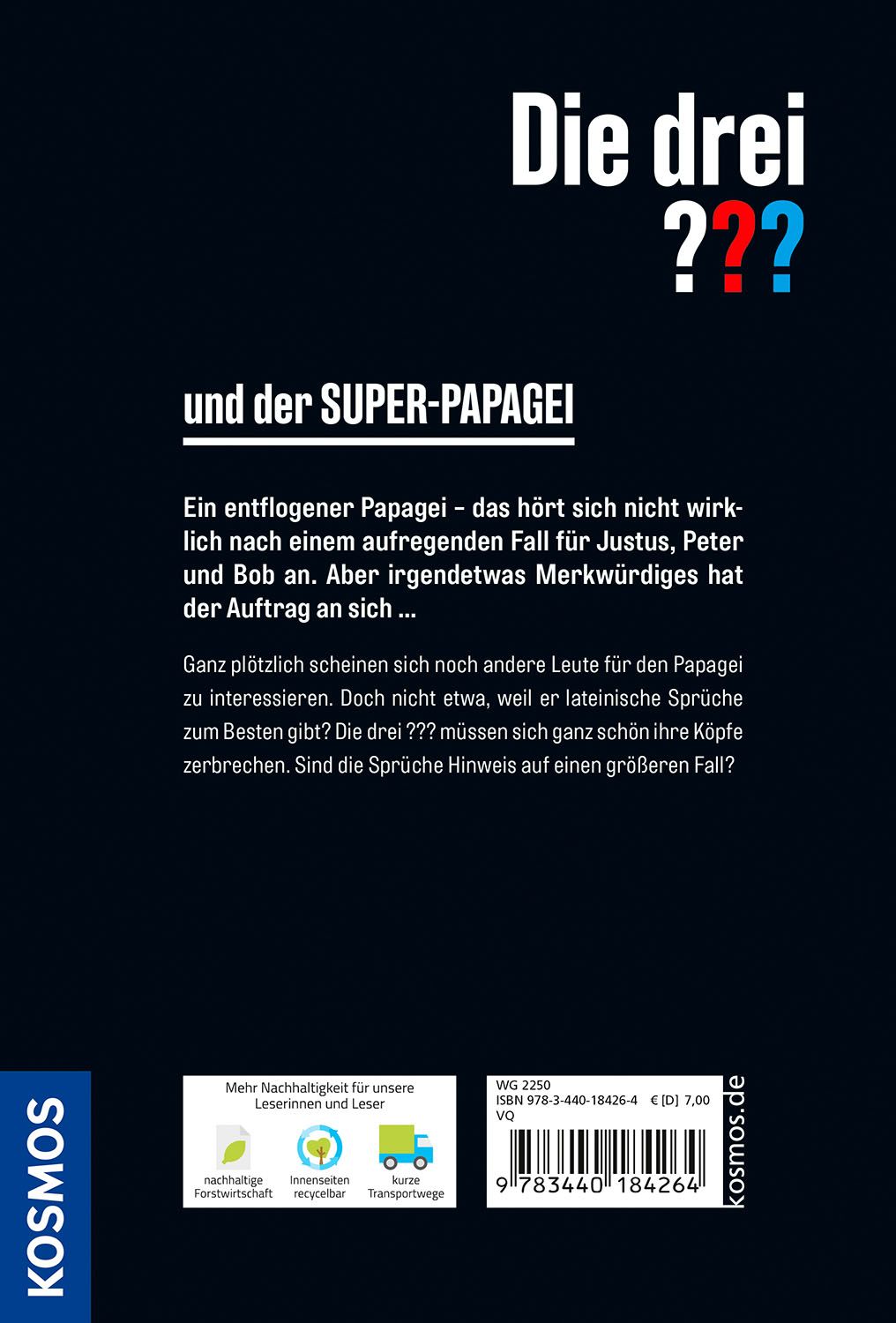 Die drei ??? und der Super-Papagei (Mängelexemplar)