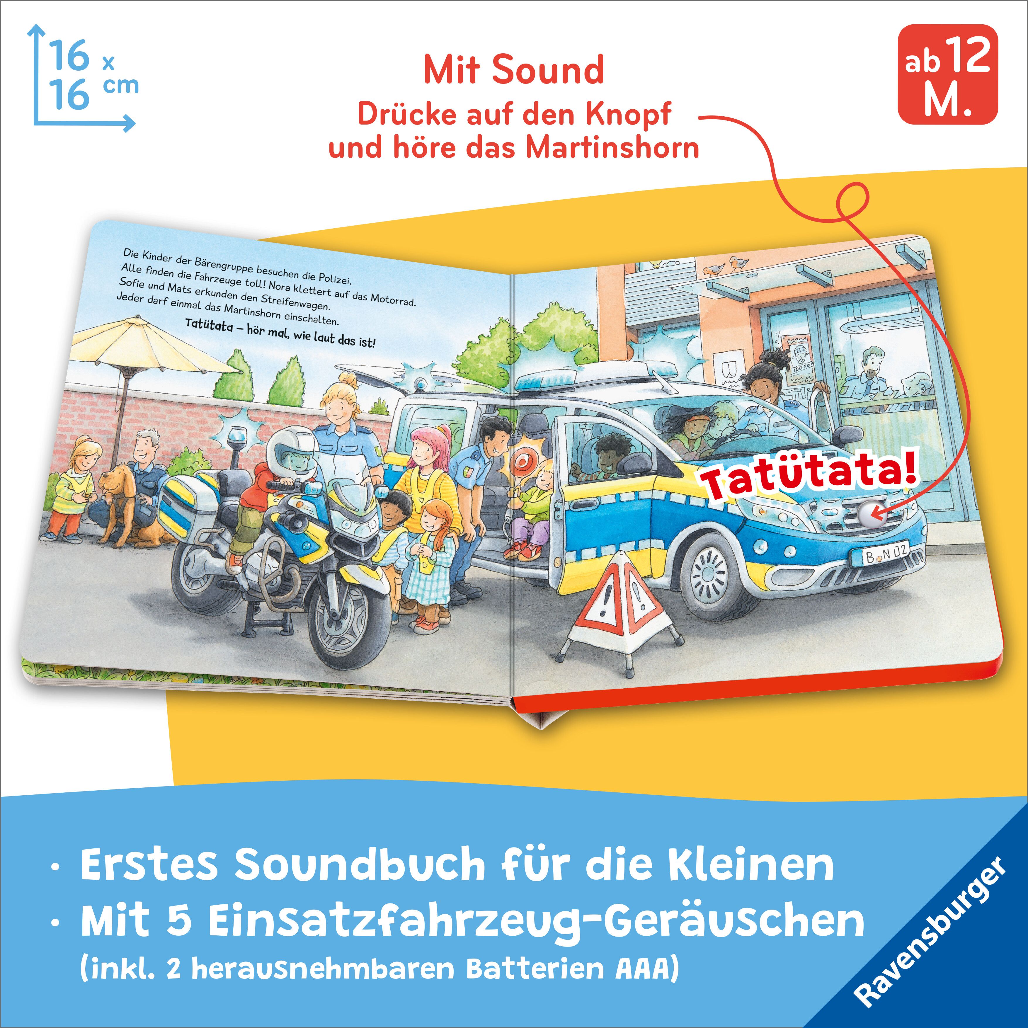 Hör mal hin - Tatütata! Wer kommt denn da? Einsatzfahrzeuge - Soundbuch (Mängelexemplar)