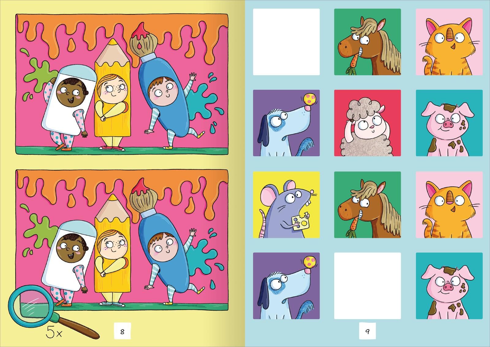 Lustige Sticker-Rätsel