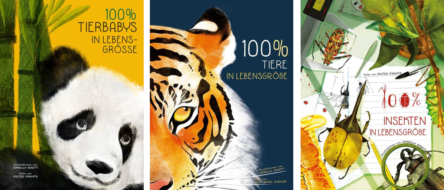 Sparpaket: 3 Sachbilderbücher "100% in Lebensgröße" für Kinder ab 7 Jahren