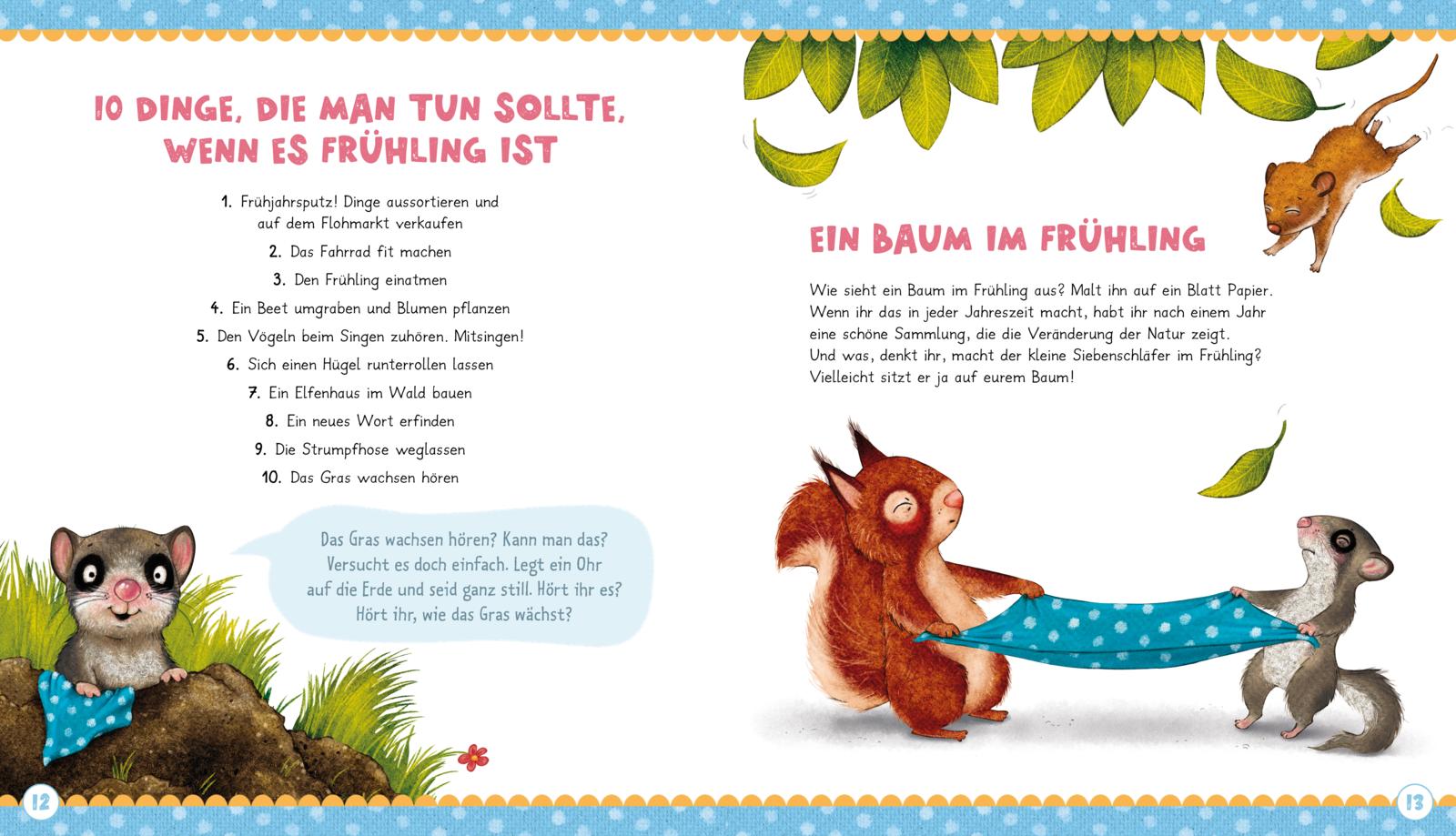Der kleine Siebenschläfer: Das machen wir im Frühling! (Mängelexemplar)