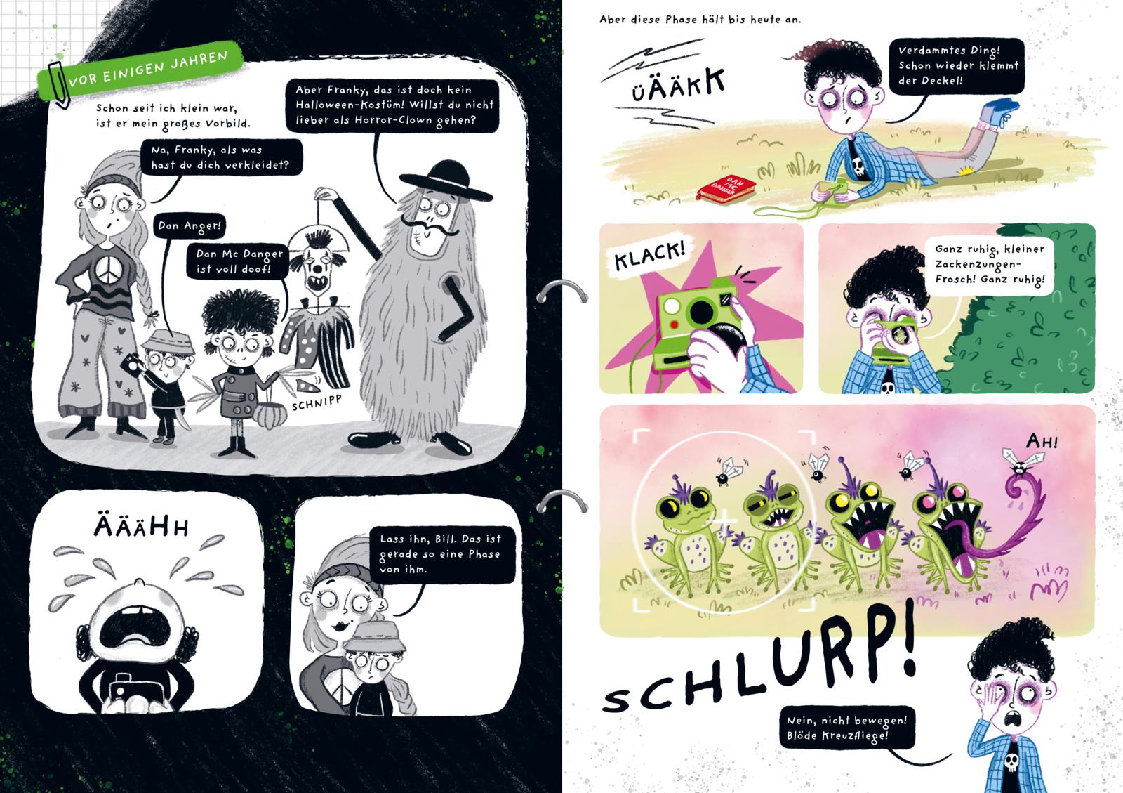 Franky 1: Meine schräge Zombie-Familie, Schrumpfdrachen und andere Katastrophen (Mängelexemplar)