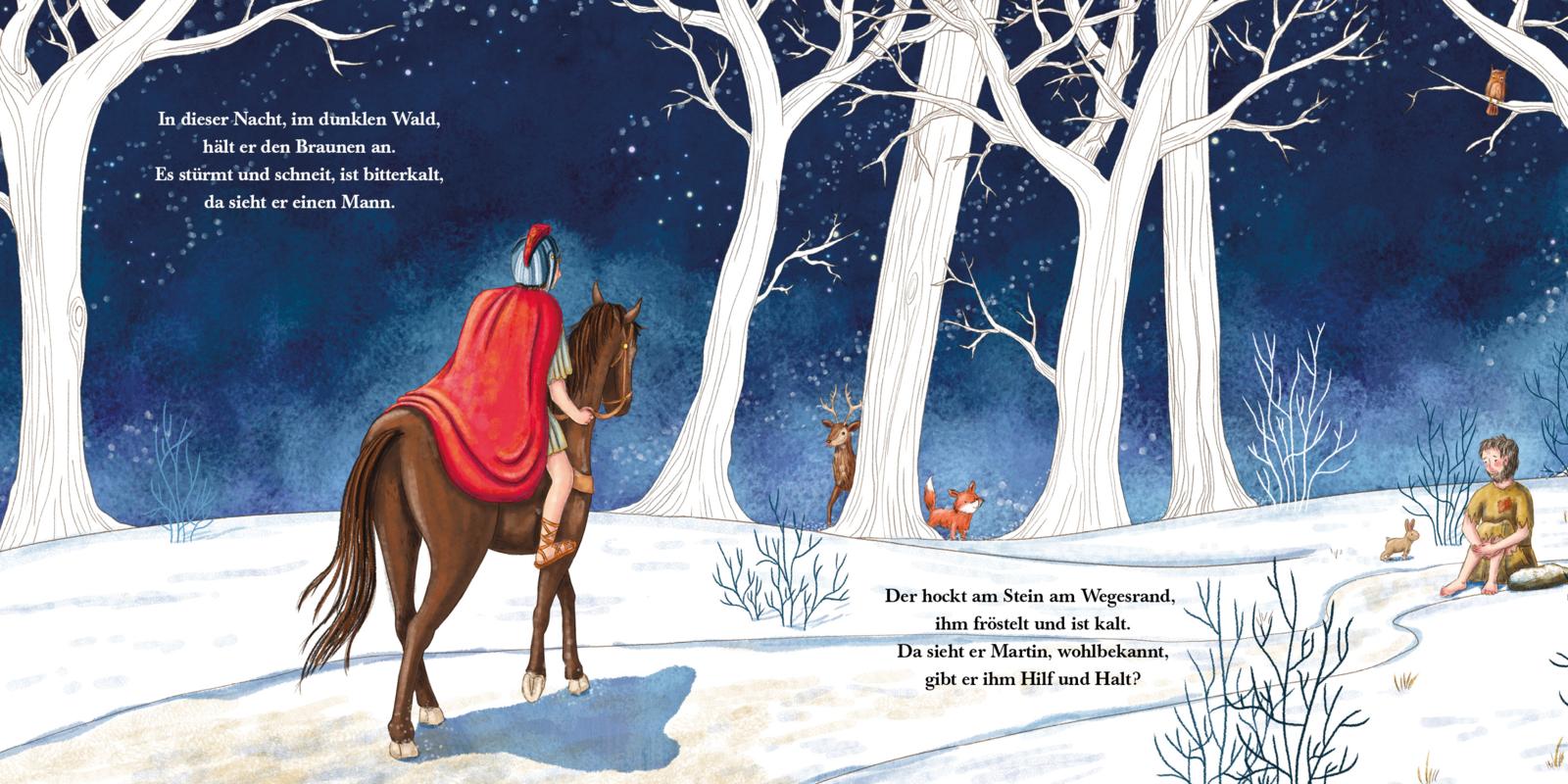 In einer kalten Winternacht - Die Legende von Sankt Martin (Mängelexemplar)