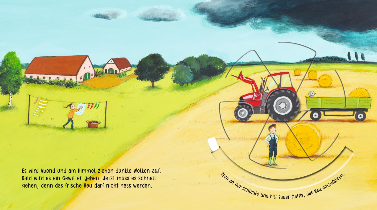 Dreh hin – Dreh her: Hilf mit auf dem Bauernhof!