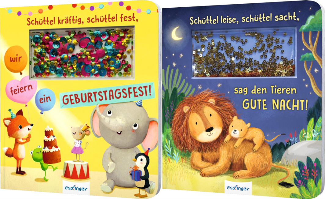 Sparpaket - 2er Set Schüttel-Pappe