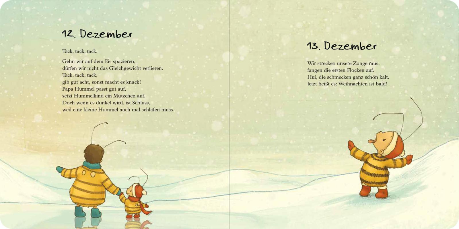 Die Baby Hummel Bommel - Advent, Advent-24 Adventsverse- und Geschichten (Mängelexemplar)
