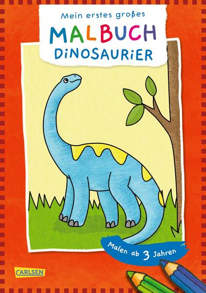 Ausmalbilder für Kita-Kinder: Mein erstes großes Malbuch: Dinosaurier (Mängelexemplar)