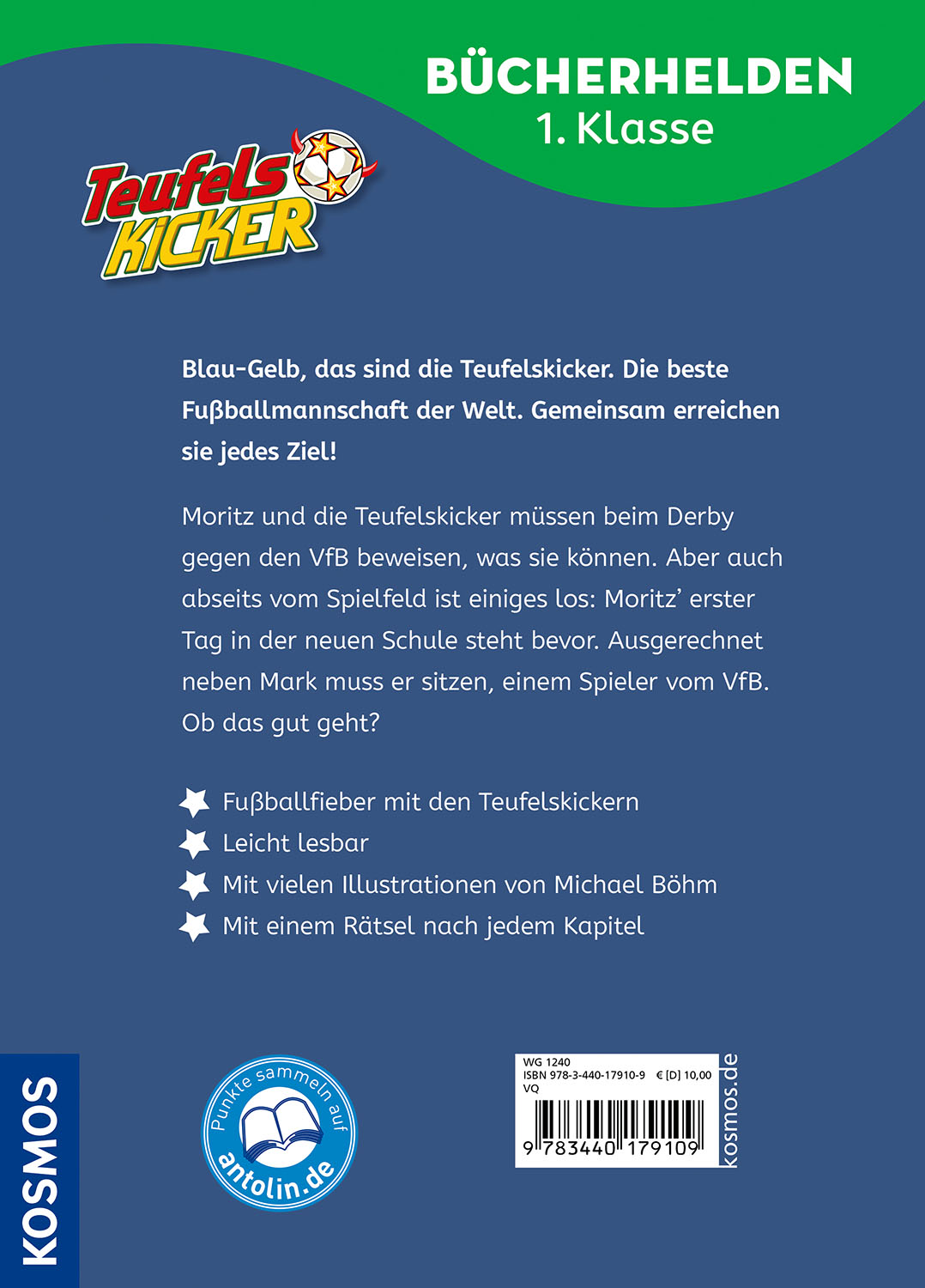 Teufelskicker, Bücherhelden 1. Klasse, Wer wagt, gewinnt (Mängelexemplar)
