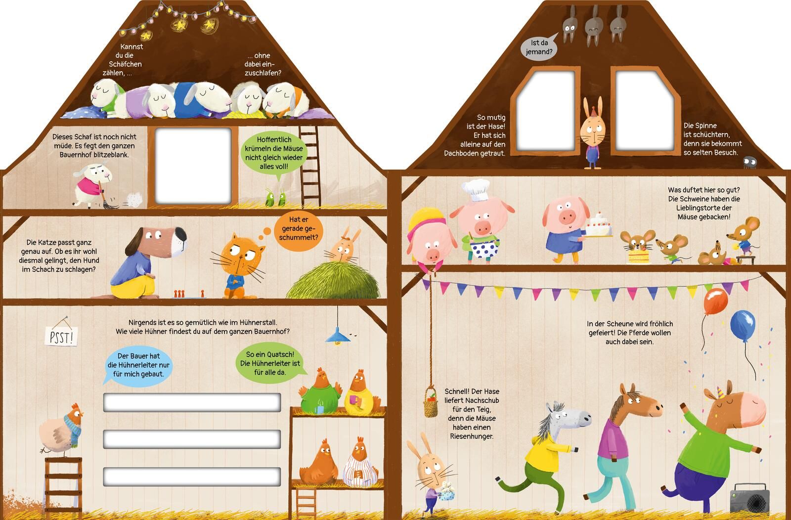 Buch & Spielhaus zum Aufstellen: Mein Bauernhof (Mängelexemplar)