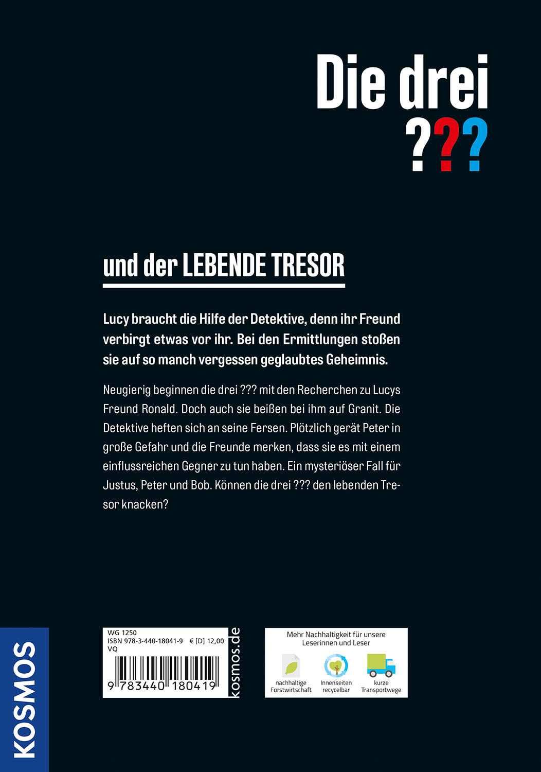 Die drei ??? und der lebende Tresor (Mängelexemplar)